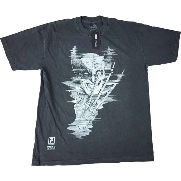 Primitive Skateboard By Wolverine  Marvel  T Shirt , Gray , Medium , Graphic Tee - Picture 1 of 4